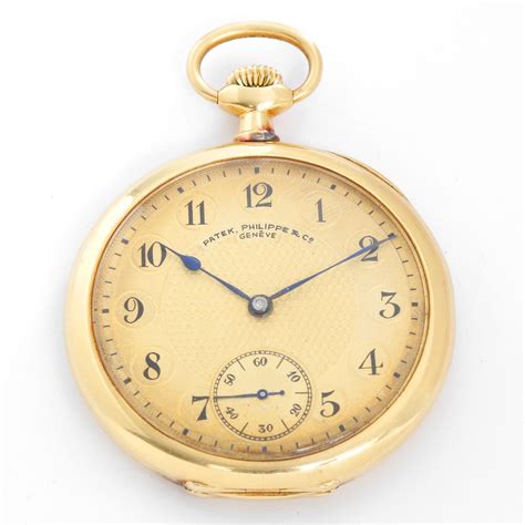 patek philippe yellow pocket watch